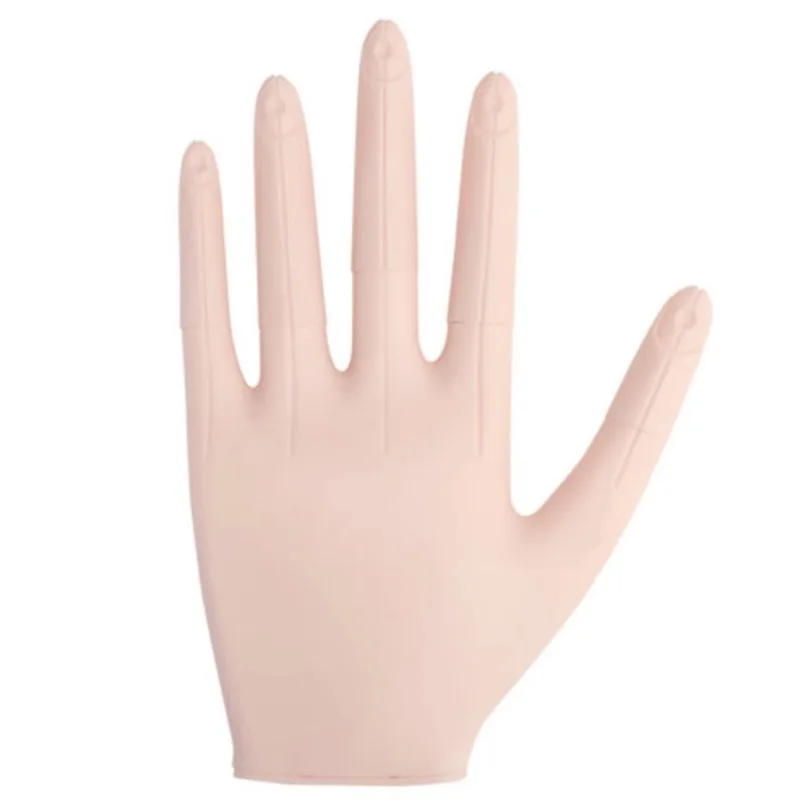 

Nail practice tools using prosthetic hand models