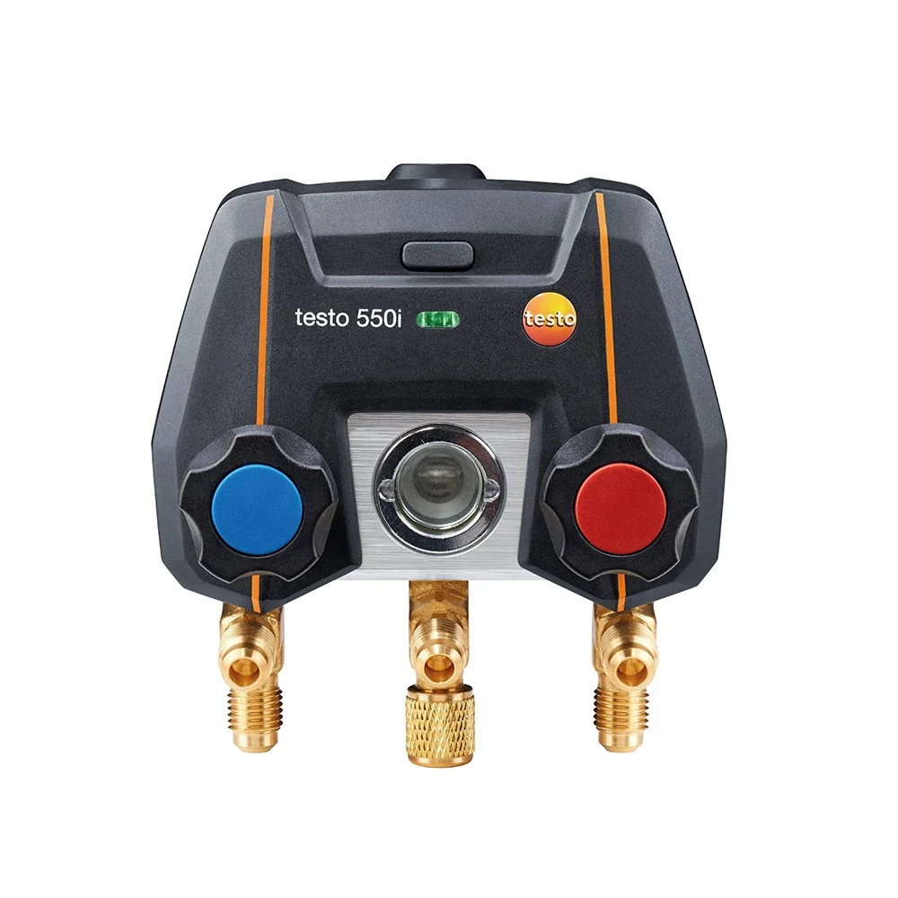

And New Testo 550i App-controlled Digital Manifold With Bluetooths And 2-way Valve Block