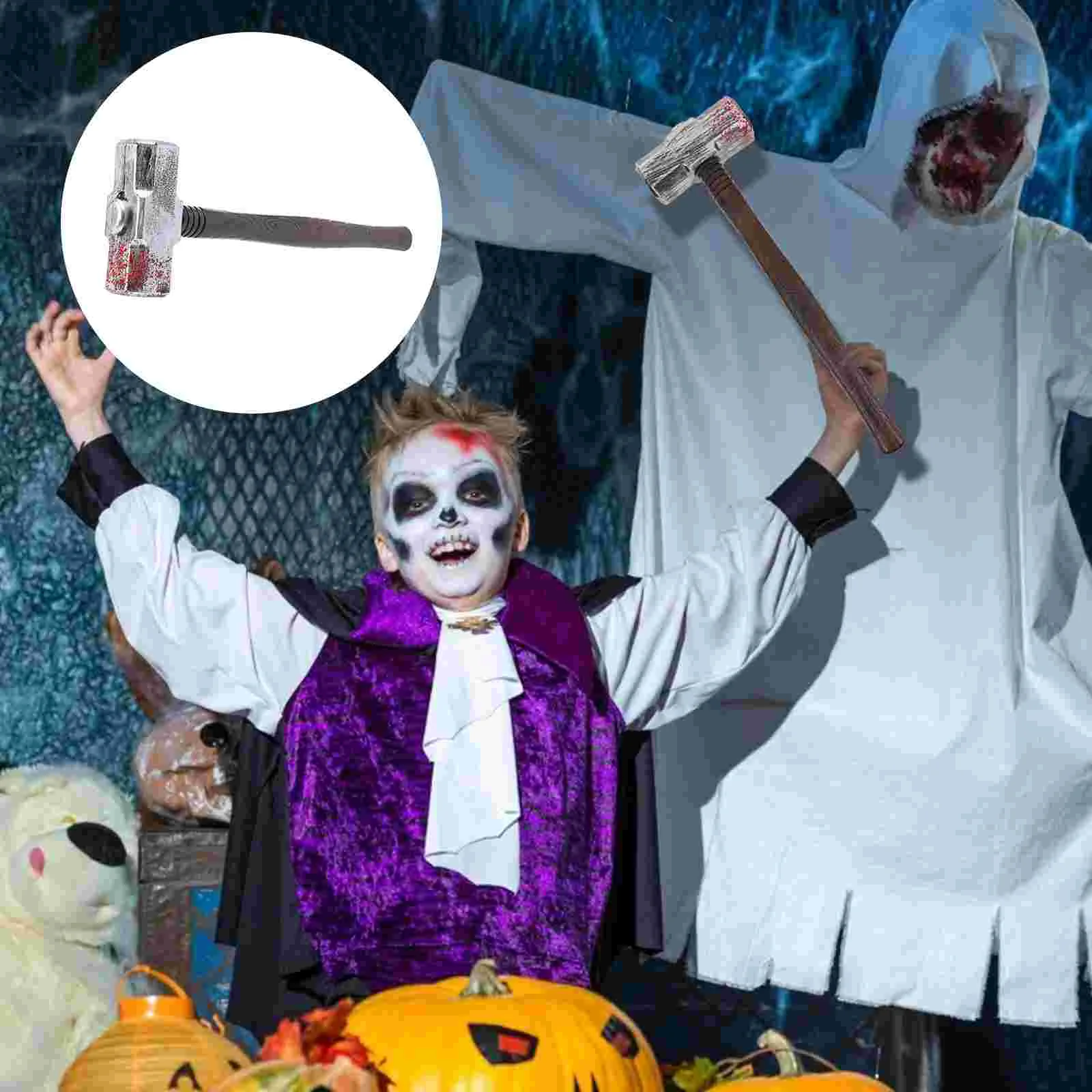 

Имитация молотка, декор для Хэллоуина, реквизит для розыгрыша, поставка пластиковых аксессуаров для костюмов