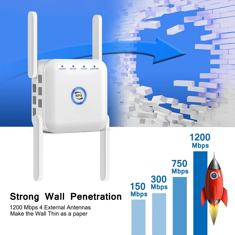 5G ретранслятор WiFi дальняя расширитель Wi-fi Беспроводной маршрутизатор сигнала
