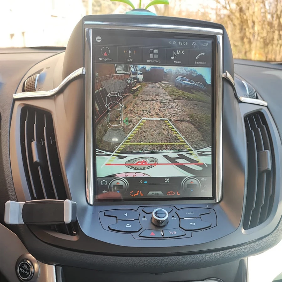 Автомобильный видеоплеер GPS для Ford C-max 2011 Escape 2014 2013 Kuga 10 4 дюймов IPS экран Tesla Android 11