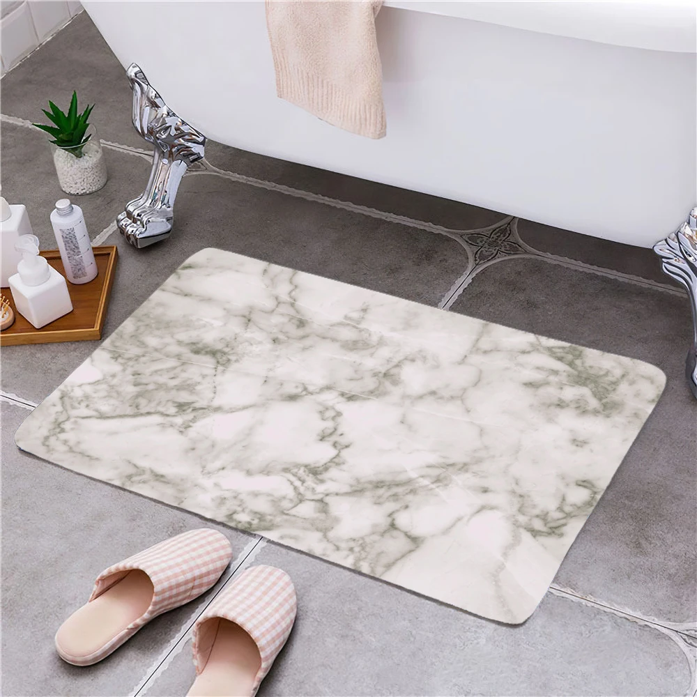 

Коврик для гостиной, спальни, противоскользящий замшевый 3D ковер с принтом, женские тапочки, золотой мраморный молитвенный коврик, коврик д...