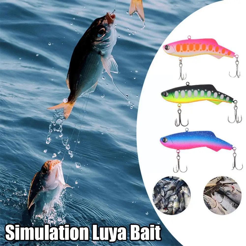 

1PC Fishing Lure VIB Spoon Spinner Winter Artificial Wobblers Hard Carp Tackle Casting Bait Jig Fishing isca Long P8H2