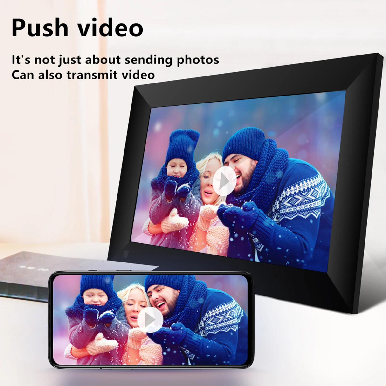 

10.1-inch 16GB Digital Picture Frame P100 WiFi Smart Electronics Photo Frame APP Control Touch Screen 800x1280 IPS LCD Panel