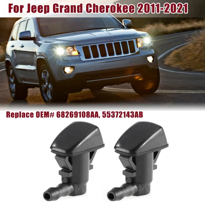 

Форсунка омывателя переднего стекла, форсунка стеклоочистителя для Jeep Grand Cherokee для Dodge Grand Caravan/Durango # 68269108 АА 55372143 АБ