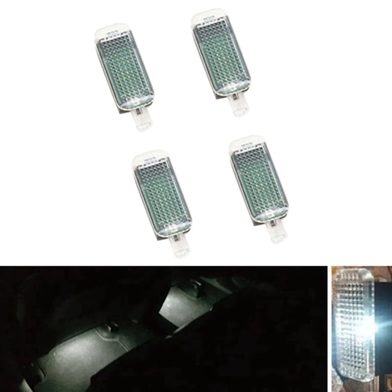 

5GG947409 Car LED Footwell Light Foot Step Lamps with Wire Harness for Golf MK6 MK7 Jetta MK5 MK6 Tiguan Passat B7 B6