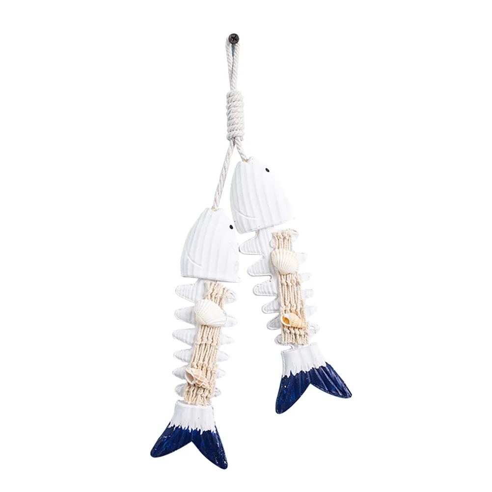 

2pcs Wall Hanging Decoration Wooden Pendant Curtain Pendant Hanging Adornment Creative Decoration for Bedroom Living Room