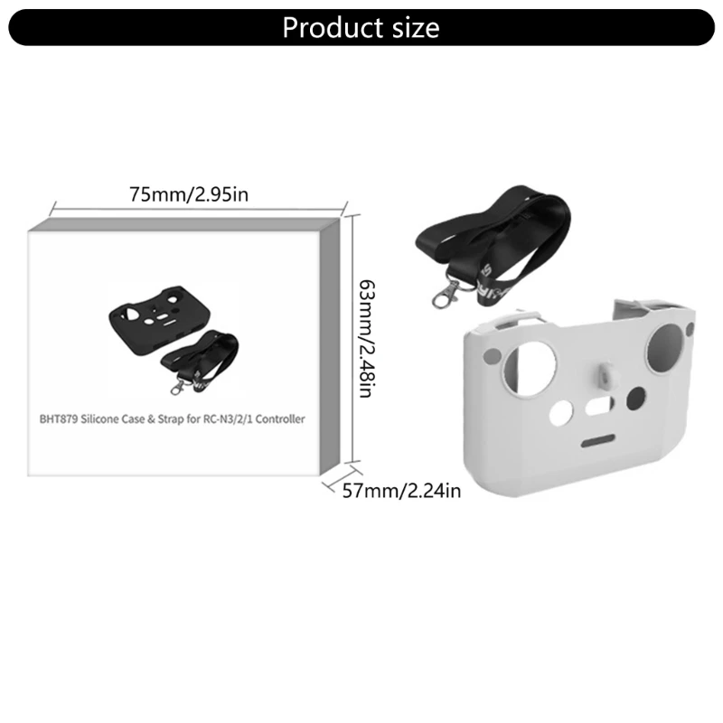 Силиконовый чехол для безопасного управления полетами с шейным ремнем