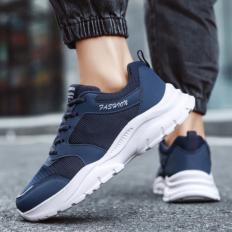 Breathable Comfortable Casual Sneakers Men's  Adult Teenagers Outdoor Running Shoes Walking Shoes School Sports Shoes 39-46