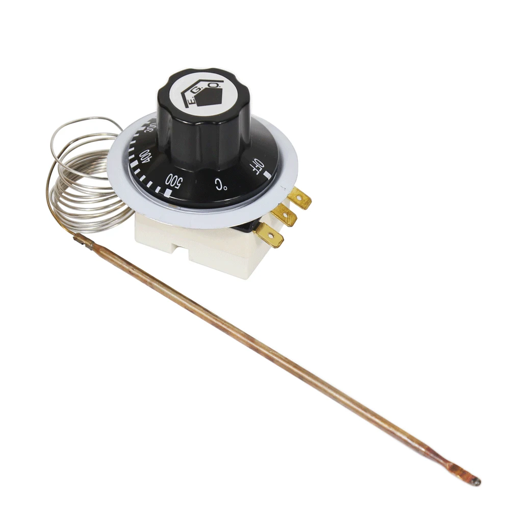 

Механический термостат с керамическим основанием EGO 100-500 градусов Цельсия, 55,13282.030-220VAC 16A, переключатель температуры для водонагревателя