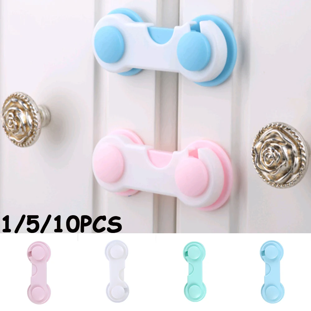 

Plastic Refrigerator Wardrobe Door Multi-function Baby Safety Lock For Toddler Kids Children Protector Security Latch