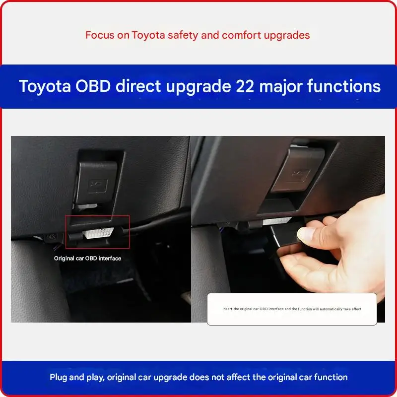 Фото Подходит для Toyota Lelink Corolla Camry Rongfang Fenglanda Wildlander, автоматический стеклоподъемник OBD, однокнопочный подъемник Weisha Ruif №2