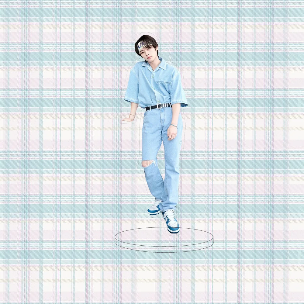 SKZOO Stray Kids: Акриловая подставка-табличка для декора стола с изображениями Феликса, Хёнджина, Уджина, Чана, Ли Ноу, Сынмина (art.: 3920dbb64321b) - 3920dbb64321b