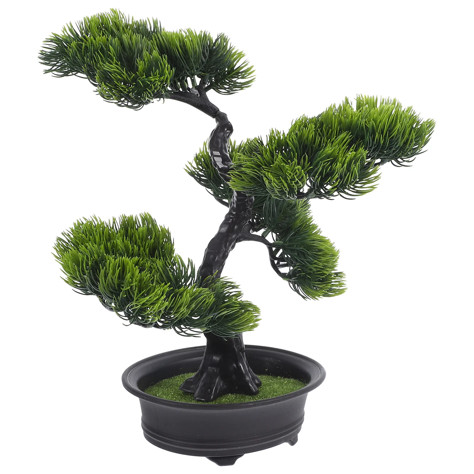 

Shelf Table Decor Bonsai Tree Fake Desktop Adornments Plants Pine Small Artificial Home Indoor