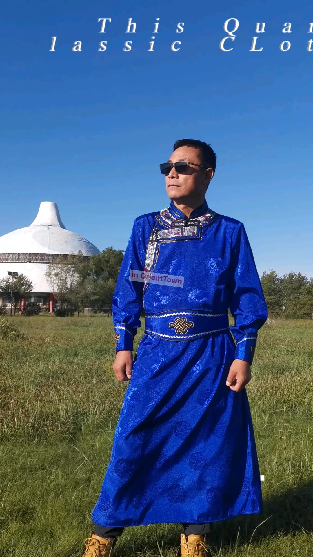 Осенне-зимняя монгольская Этническая Повседневная одежда мужской традиционный