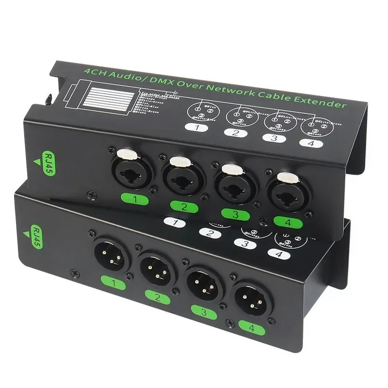 4-канальный 6 5 + 3-контактный XLR аудио/DMX удлинитель сетевого кабеля DMX512 сигнала