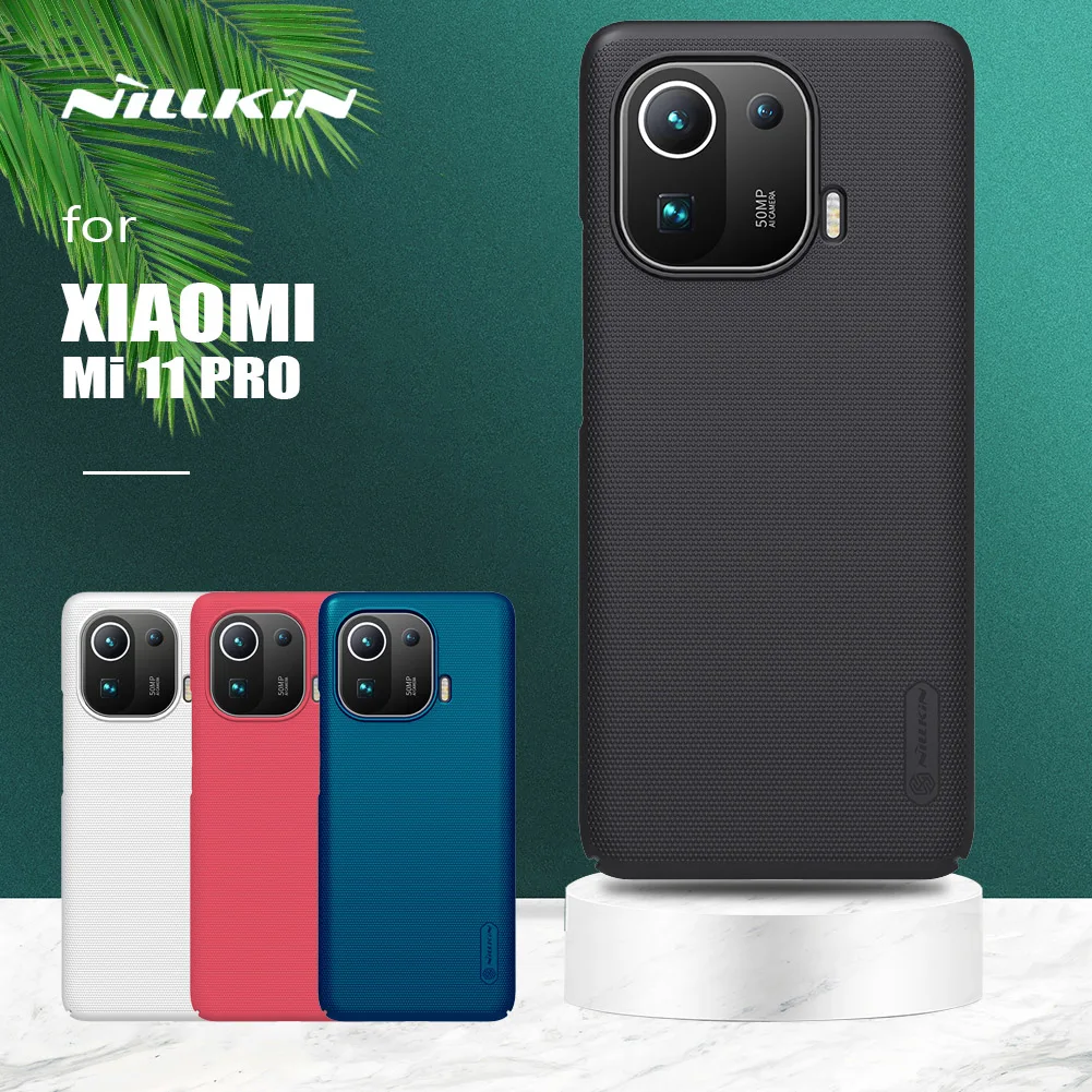 

Für Xiaomi Mi 11 Pro Fall Nillkin Super Matt Schild Ultra-Dünne Harte PC Zurück Abdeckung für Xiaomi Mi11 mi 11 Pro 5G Fall
