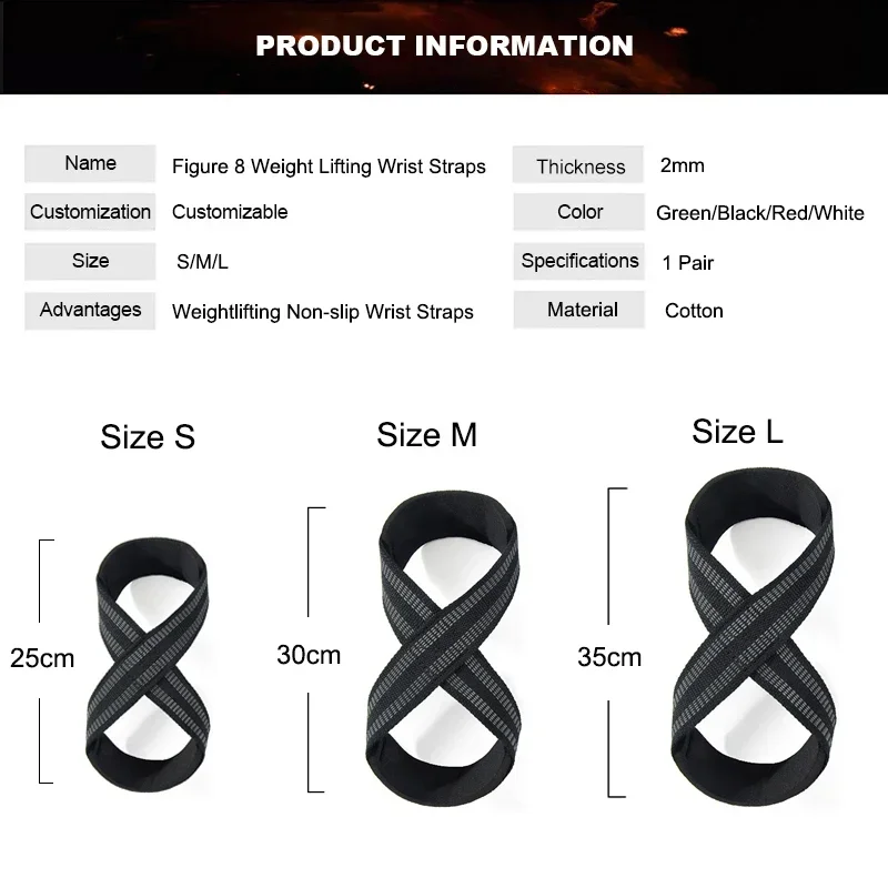 Suporte Pulso Halterofilismo Acolchoado Alças De Algodão для пауэрлифтинга со становой тягой Bandas Pull-ups