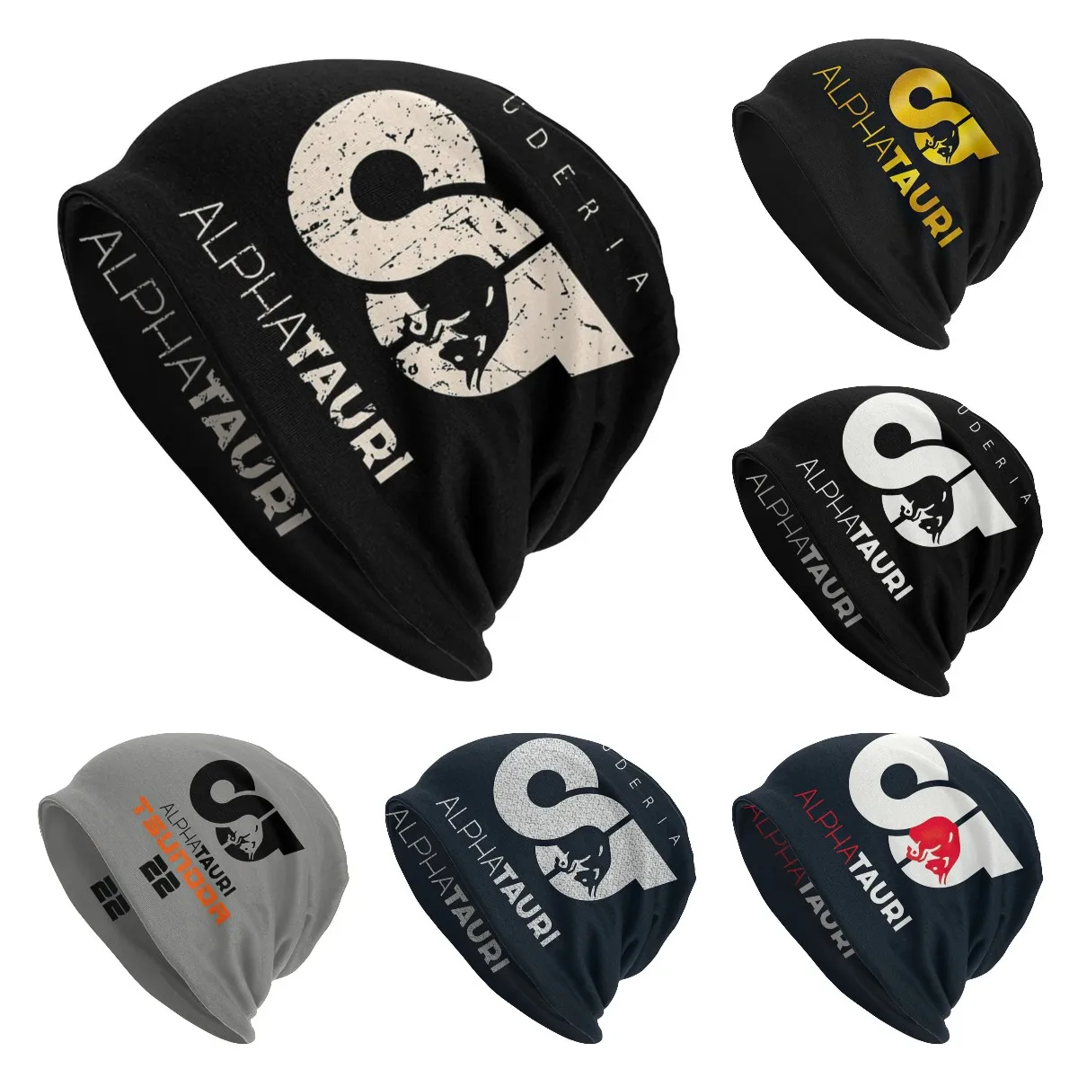 

Вязаная шапка в стиле ретро с альфа-таури для гоночной команды