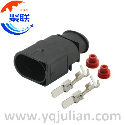 

Auto 2pin plug 1J0973852 wiring sealed plug electrical waterproof connector 1J0 973 852 with terminals and seals