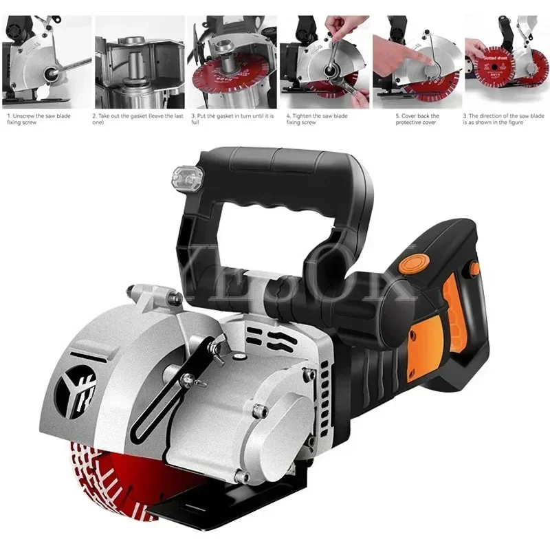 Электрический настенный шлифовальный станок 220 В ручной лазерный долбежный