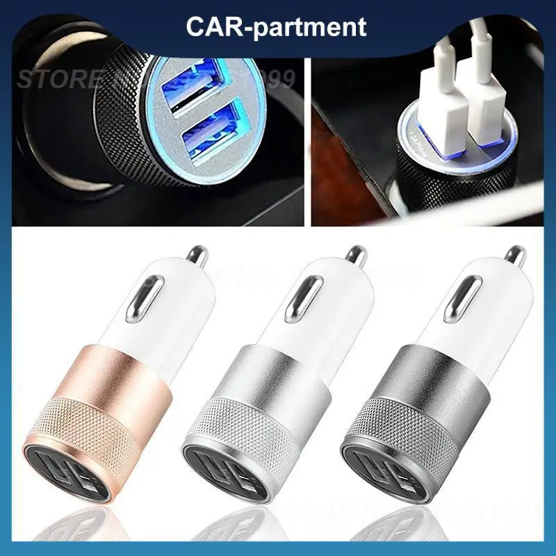 

Автомобильное зарядное устройство с двумя USB-портами, а, 1 А