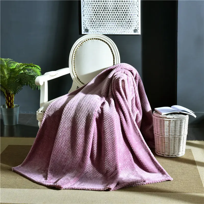 

Fluffy Plaid Winter Bed Blankets Warm Soft Coral Fleece Throw blanket For Sofa Cover Bedspread sofa blanket travel