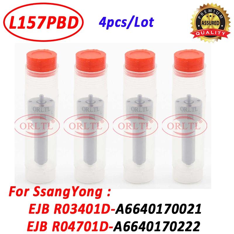 Форсунка L157PRD с общей топливной магистралью L157PBD для Ssangyong Kyron EJBR03401D EJBR04701D A6640170021