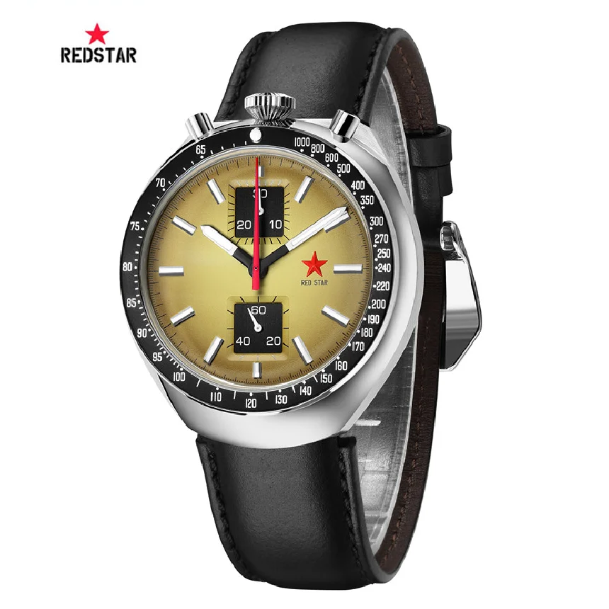 

RED STAR Seagull ST1901 with Gooseneck Man Mechanical Wristwatch Luminous Waterproof Pilot Men's Chronogaph Watches