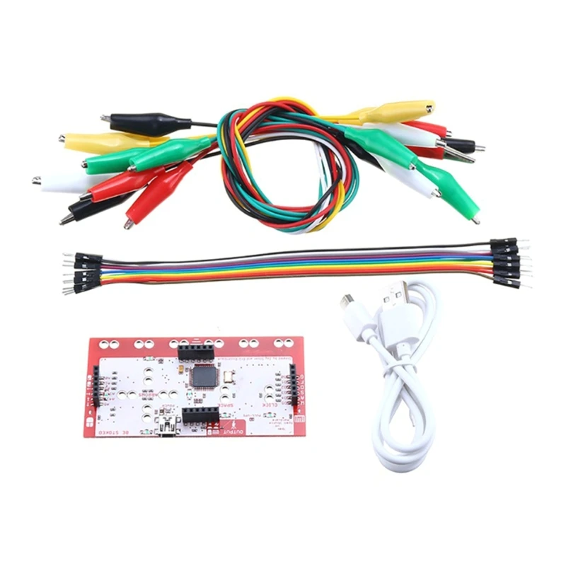 

X37E Alligat-or Clip Jumper Wire Standard Controller Board DIY Kit USB Cable Ma-key