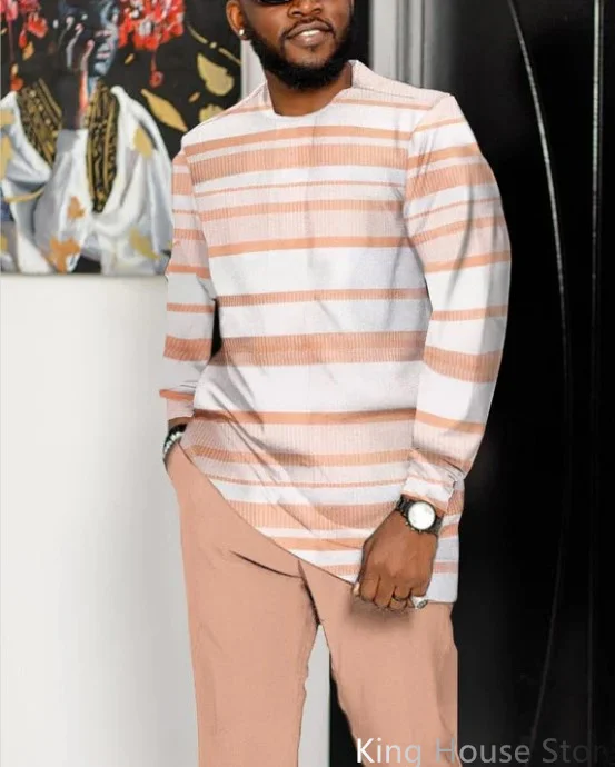 New Sportswear T Shirt +Long Pants 2 Piece Outfits Men Tracksuits Jogging Suit Casual Trend Oversized Clothes Sport wear Suits