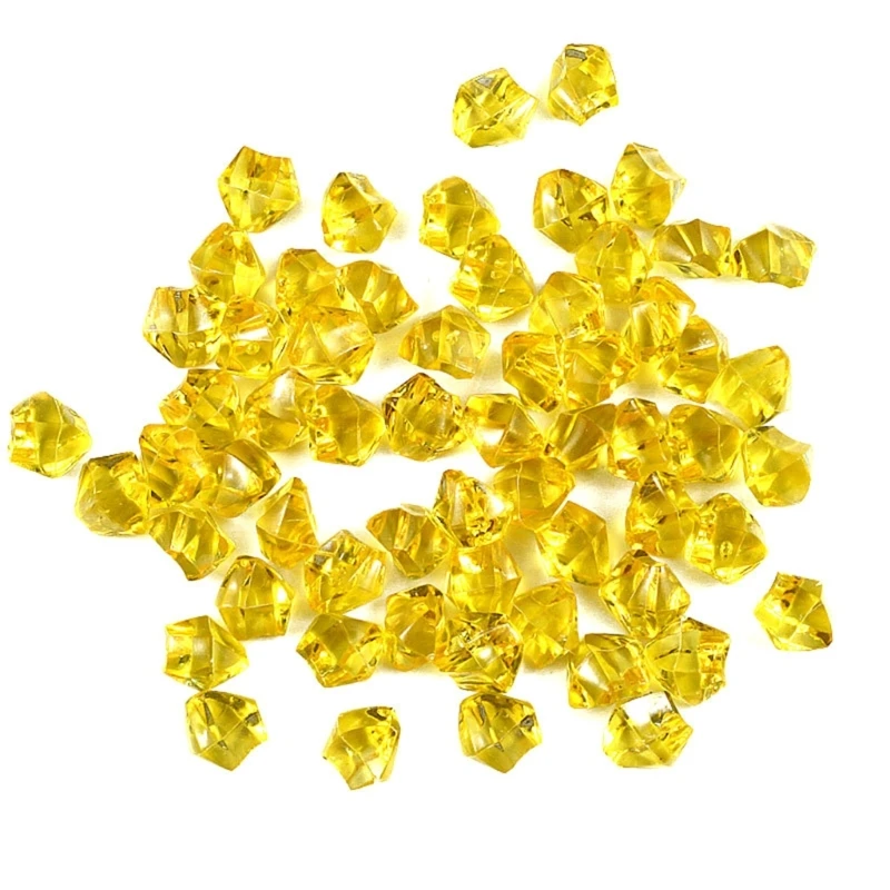 Кубики колотого льда акриловая галька для дорожек двора и декоративных камней