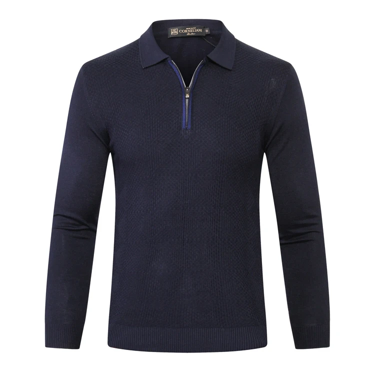 

Мужской шерстяной свитер, новинка, Классическая зимняя одежда, высокое качество, на молнии, большой размер