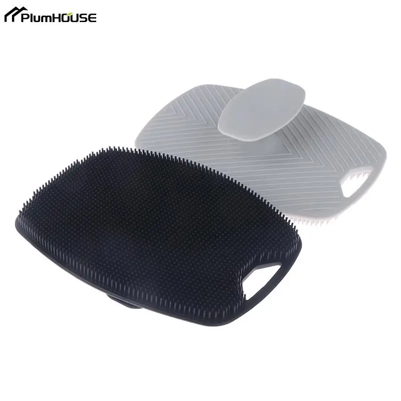 

Силиконовый скребок для тела, Массажная щетка для ванны, мягкая отшелушивающая щетка для душа, Очищающая щетка для отшелушивания спины для мужчин и женщин, товары для купания