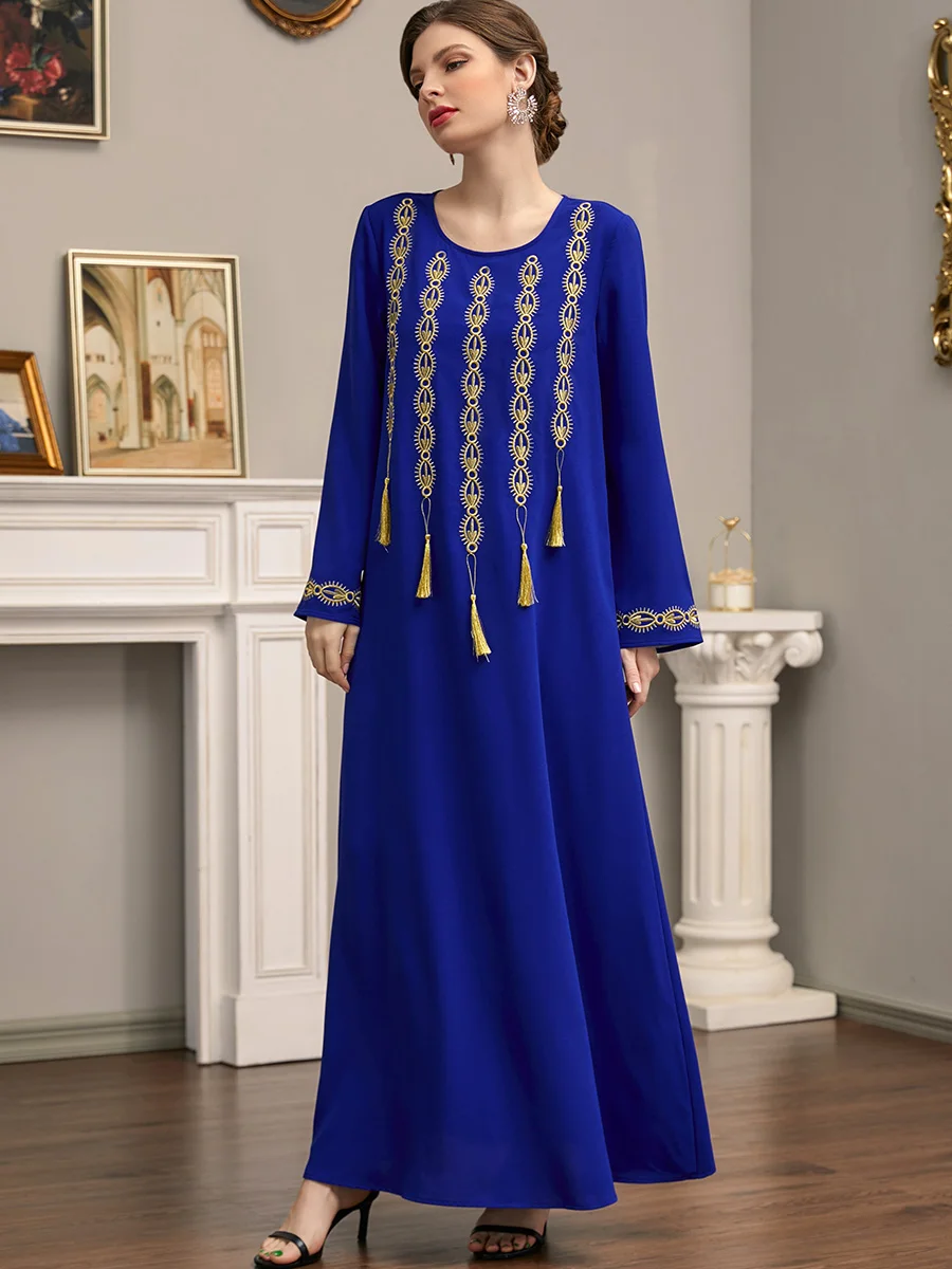 Рамадан Эйд, Abaya Дубай, Турция, исламское арабское мусульманское платье, кафтан для женщин, арабское платье Djellaba, женское длинное платье