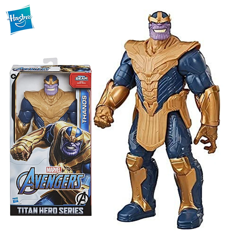 

Hasbro Marvel Titan Hero Series Blast Gear Deluxe Thanos Action Figure 12-inch Toy Inspired By Marvel Comics For Kids E7381