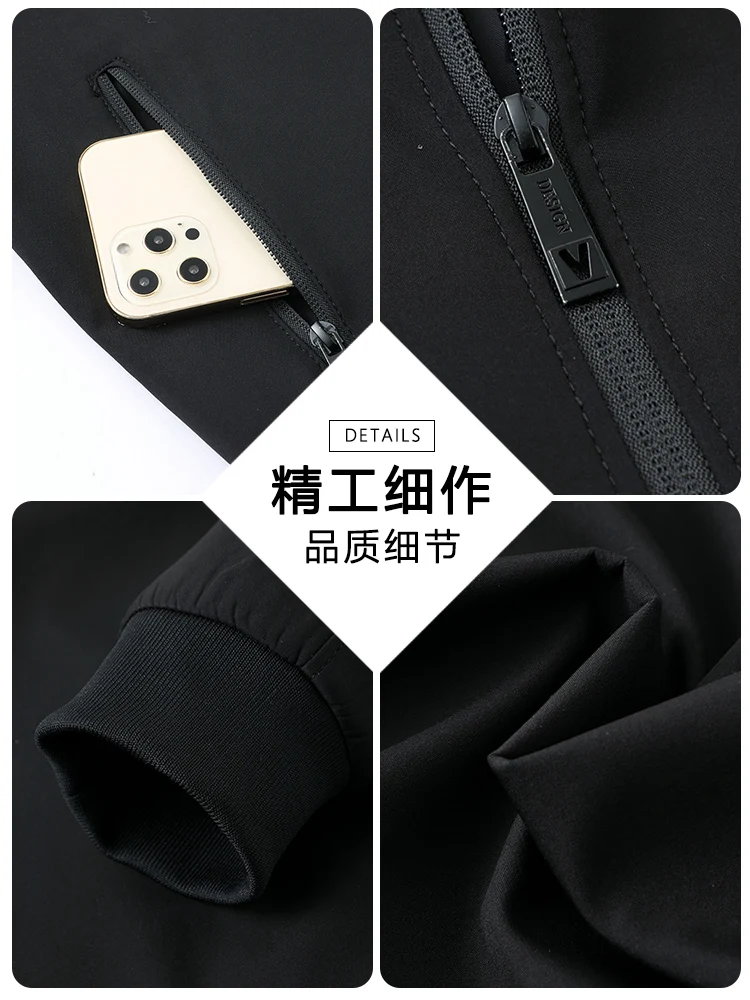 Dad Outerwear Spring and Autumn Men's Jacket 2024 New Clothes Middle-Aged Top Casual