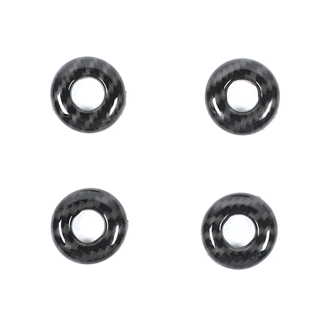 

Car Door Lock Bolt Pin Lift Protect Decoration Cover Sticker for 2009-2014 Interior Accessories ,Carbon Fiber
