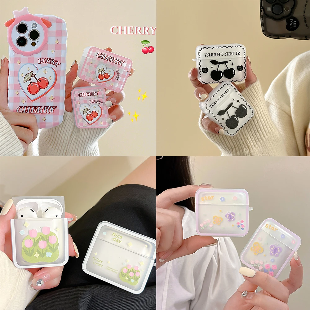 Милый чехол для Apple AirPods 1 2 Pro 3-го поколения с мороженым Кроликом - Цена: 373.25