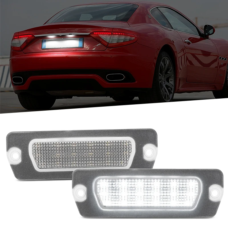 Для Maserati GranTurismo GranCabrio Coupe 4200 4200GT белый светодиодный светильник номерного знака