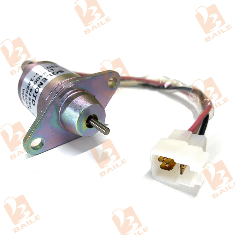 

Stop Solenoid 118400-61950 1503ES-12K5SUC5S 12V For Yanmar 2V78 2V750 John Deere 355D Lawn Tractor