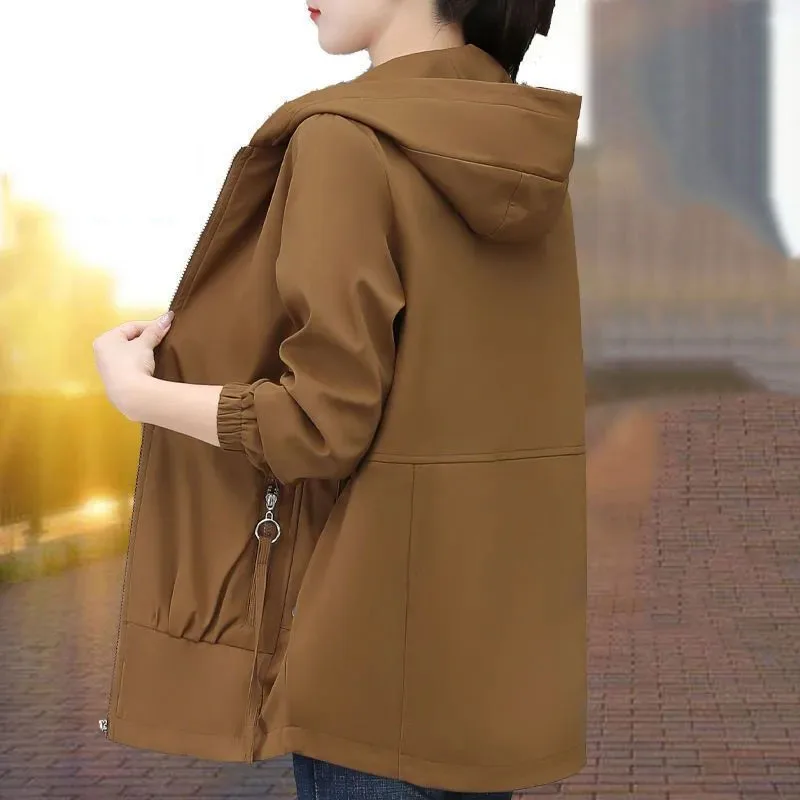 Корейский высококлассный Новинка 2024 весна-осень тренчкот Женская Повседневная