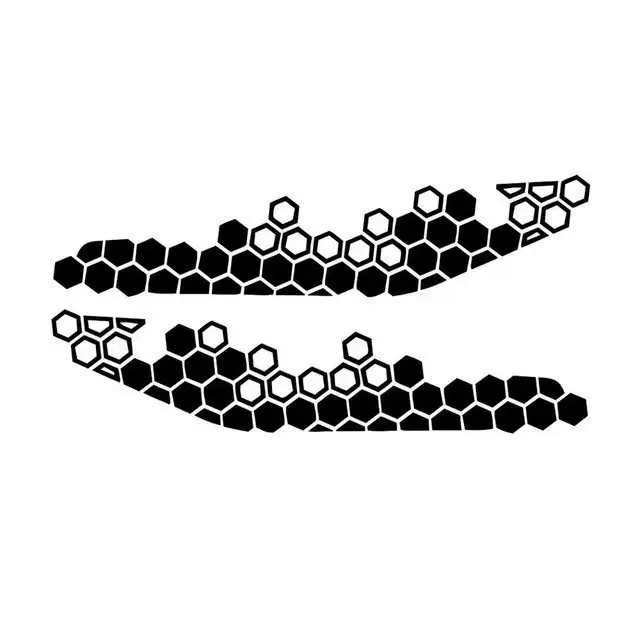 

Сотовые наклейки для мотоцикла Latte Art, шестиугольные сотовые наклейки для модификации мотоцикла и сетчатая наклейка для автомобиля