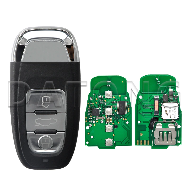 

Datong World Keyless Go 315/434/868 МГц ID46 чип карты прочности автомобильный ключ дистанционного управления для Audi A3 A4 A5 A6 A7 Q3 Q5 Q7