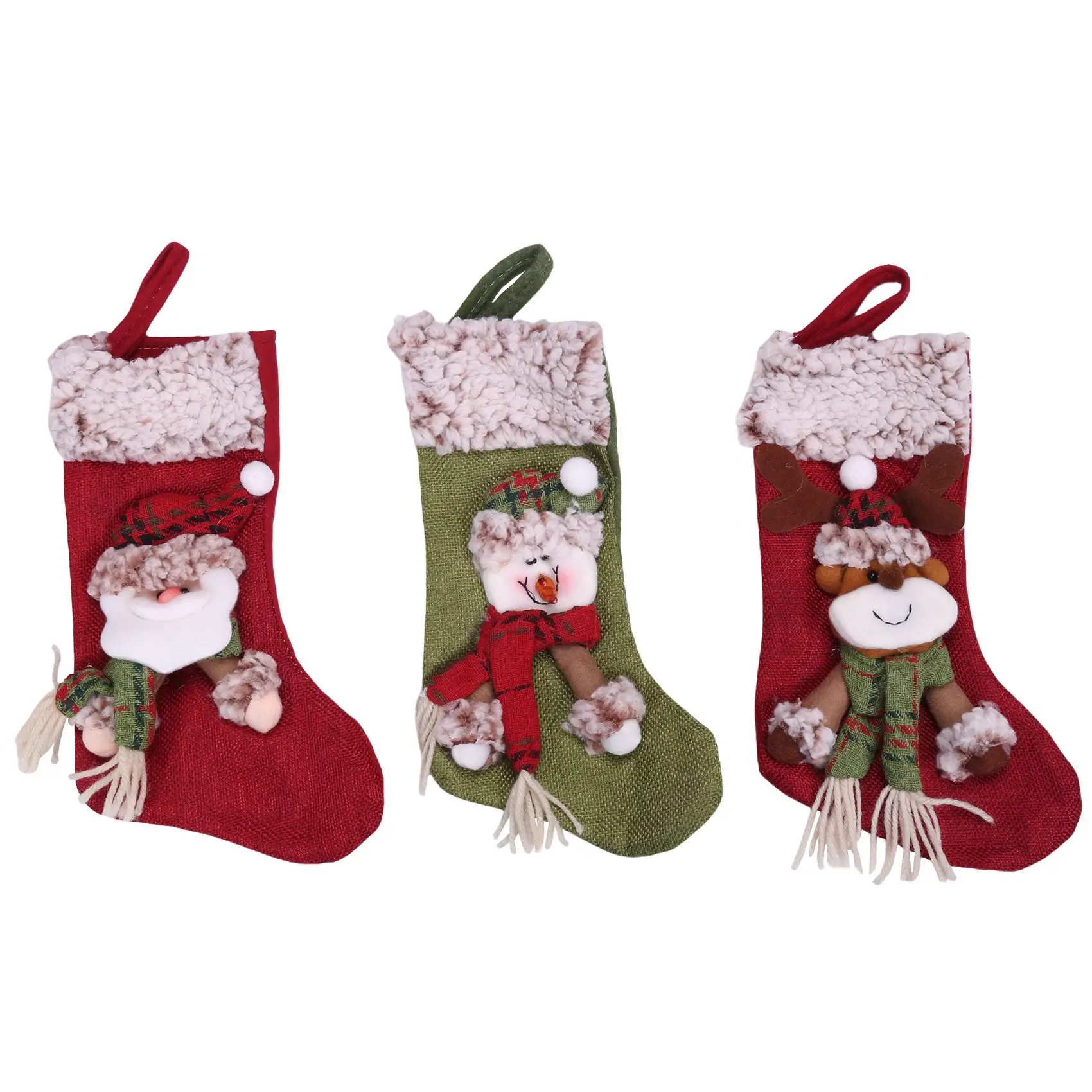 

3 шт., декоративная сумка для новогодней ёлки