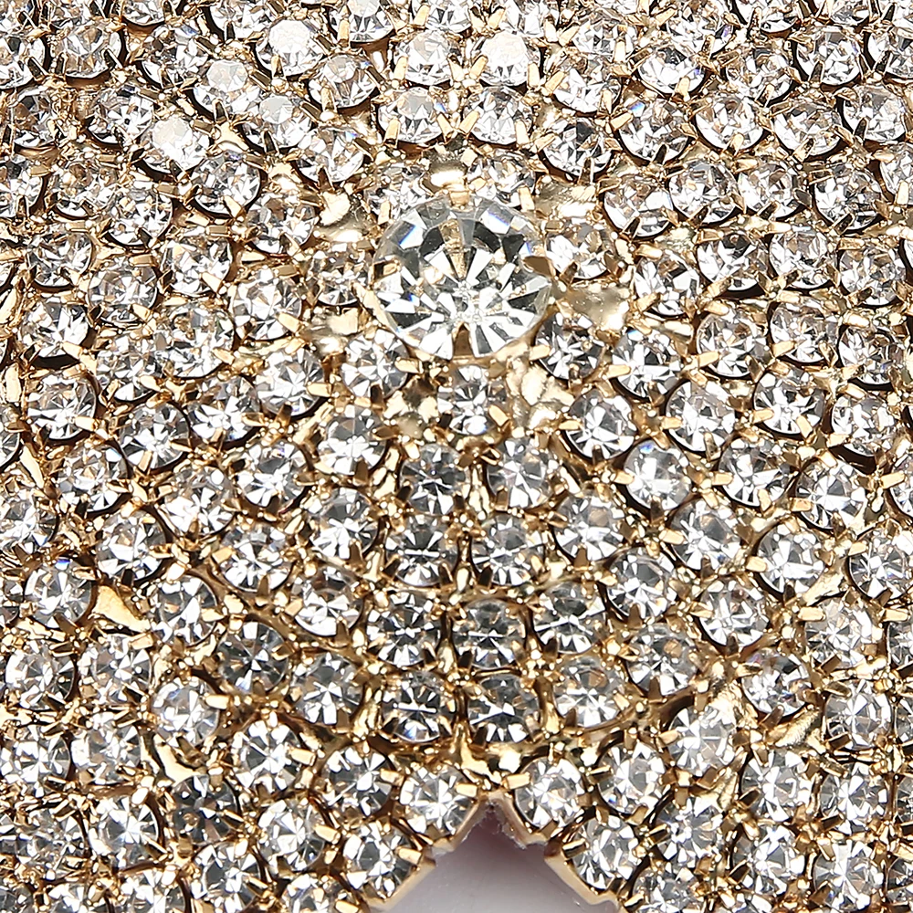 New 1 Pair Rhinestone Nipple Cover Sexy Women Reusable Petal Nipple Pasties Protector Self Adhesive Silicone Nipple Accessories