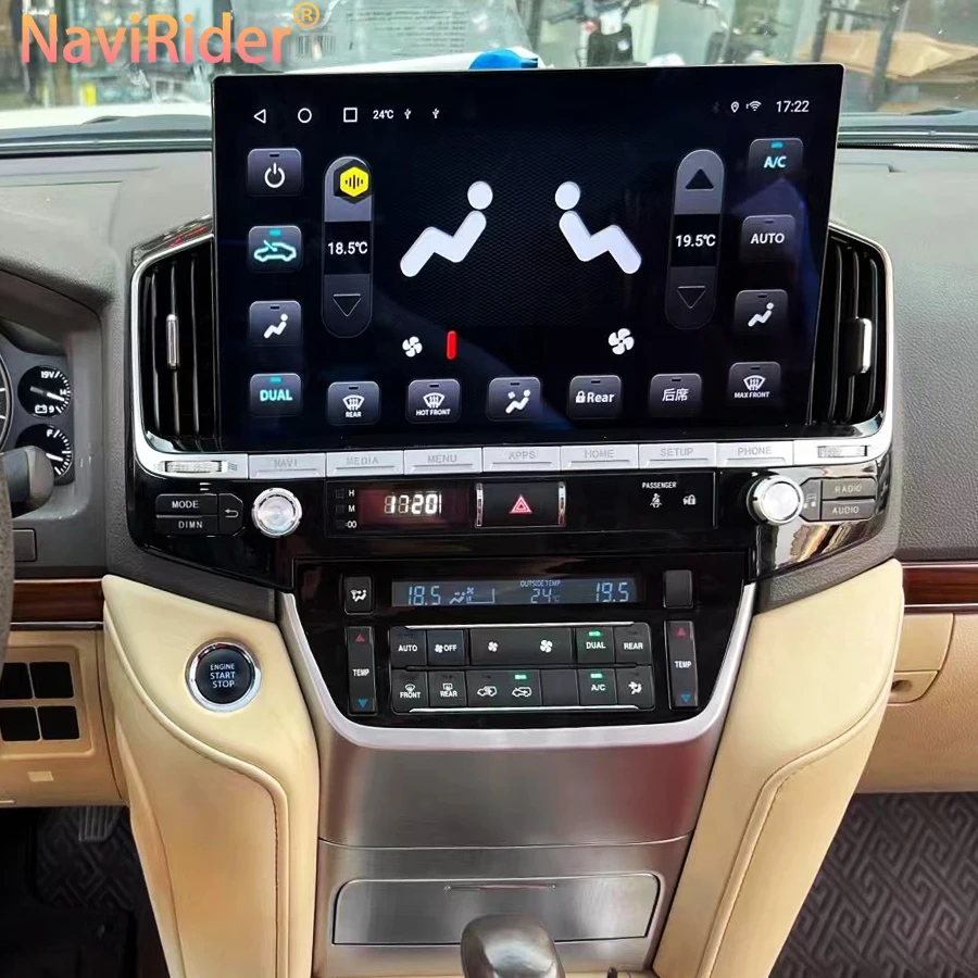 Автомобильный радиоприемник с сенсорным экраном 13 3 дюйма Android 10 беспроводная