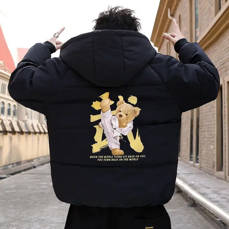 Новое зимнее пальто на хлопковой подкладке утолщенное свободное пуховое