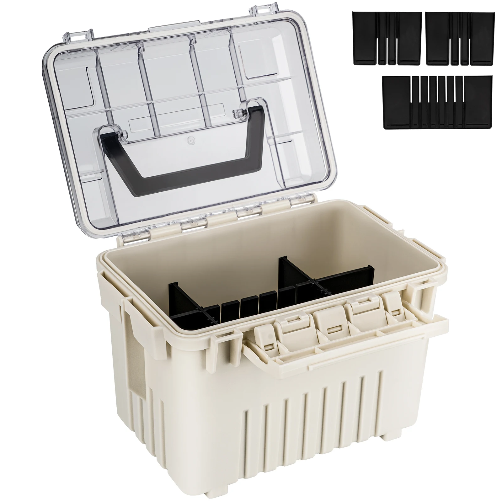 

1pc Fishing Lure Box 22.5cm Waterproof Soft Biat Box Fishing Tackle Gear Box Storage Box Organizer For Hooks,Floats,Accessoies