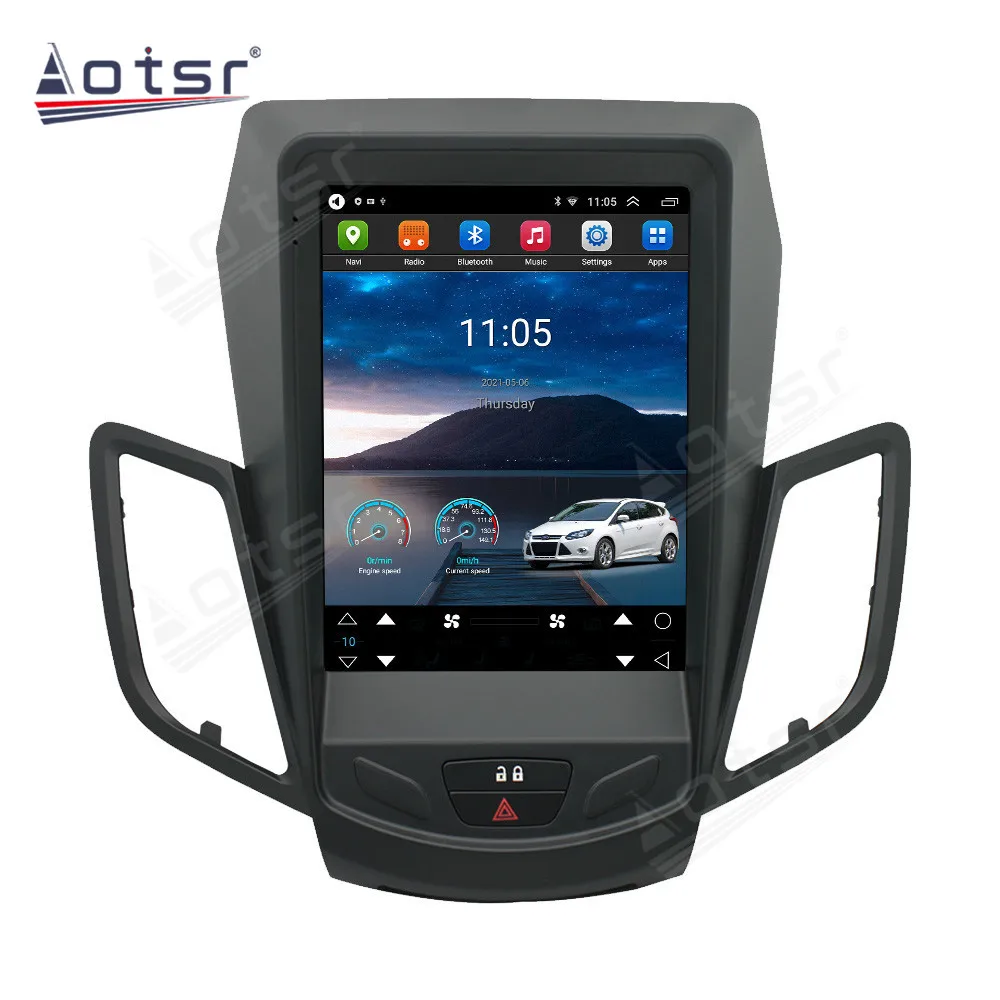 9 7 ''навигация 8-ядерный Carplay для Ford Fiesta 2009-2017 мультимедийный плеер Android 13 Авто